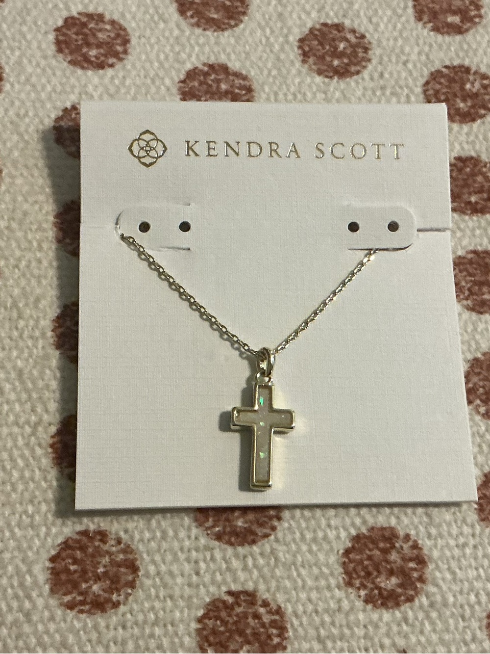 Kendra Scott Gold Cross Pendant Necklace - Gold